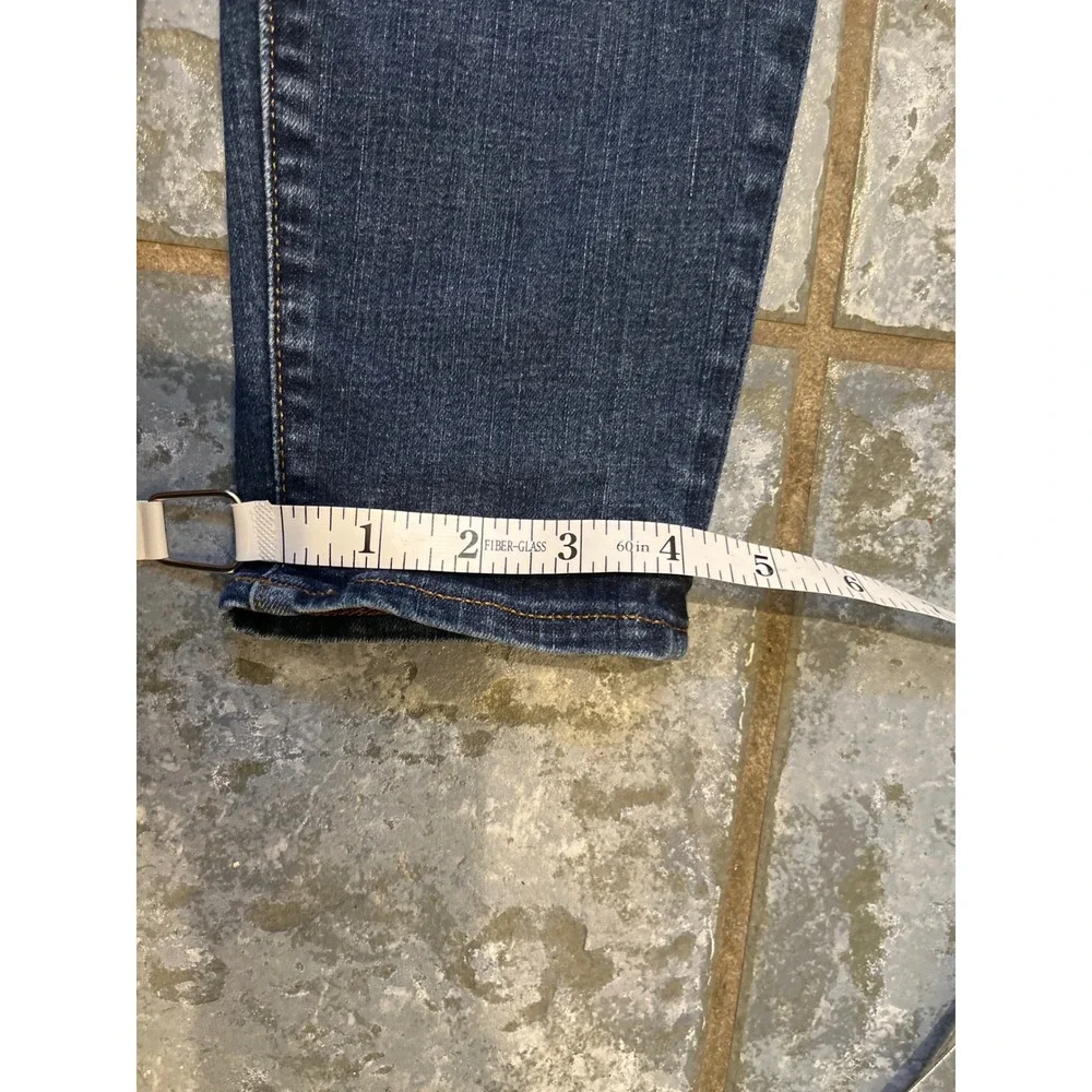 J.Crew Womens Toothpick Jeans Size 28‎ Ankle Inseam Dark Wash Fitted Skinny - Picture 14 of 15